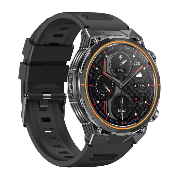 AK81 BT Call Smart Watch, Support Blood Pressure / Heart Rate / Sports Health Monitoring Fitness Tracker(Black Silicone) - free shipping - PMC TechLife - Order now!