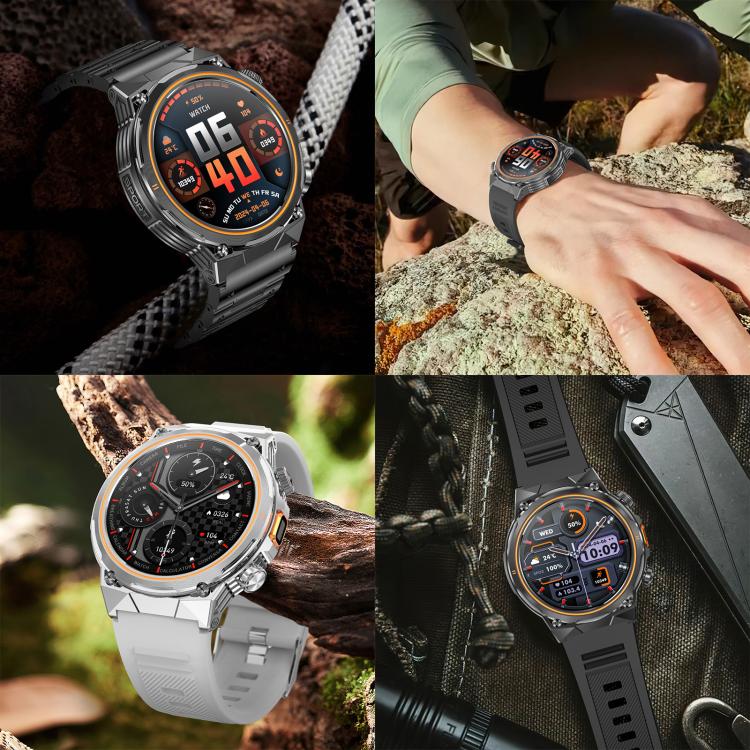 AK81 BT Call Smart Watch, Support Blood Pressure / Heart Rate / Sports Health Monitoring Fitness Tracker(Silver Steel) - free shipping - PMC TechLife - Order now!