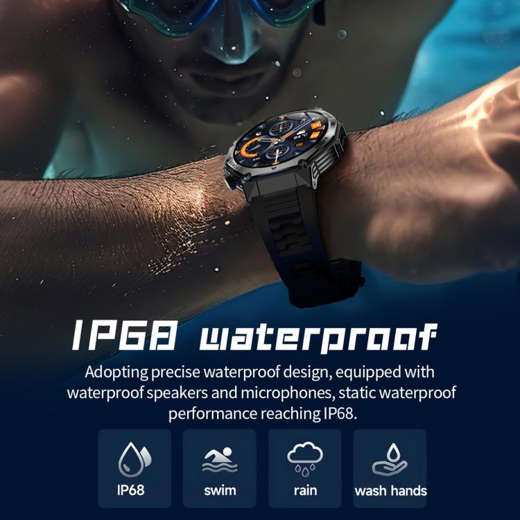 AK82 BT Call Smart Watch, Support Blood Oxygen / Blood Pressure / Heart Rate / Sports Health Monitoring Fitness Tracker(Silver Steel) - free shipping - PMC TechLife - Order now!