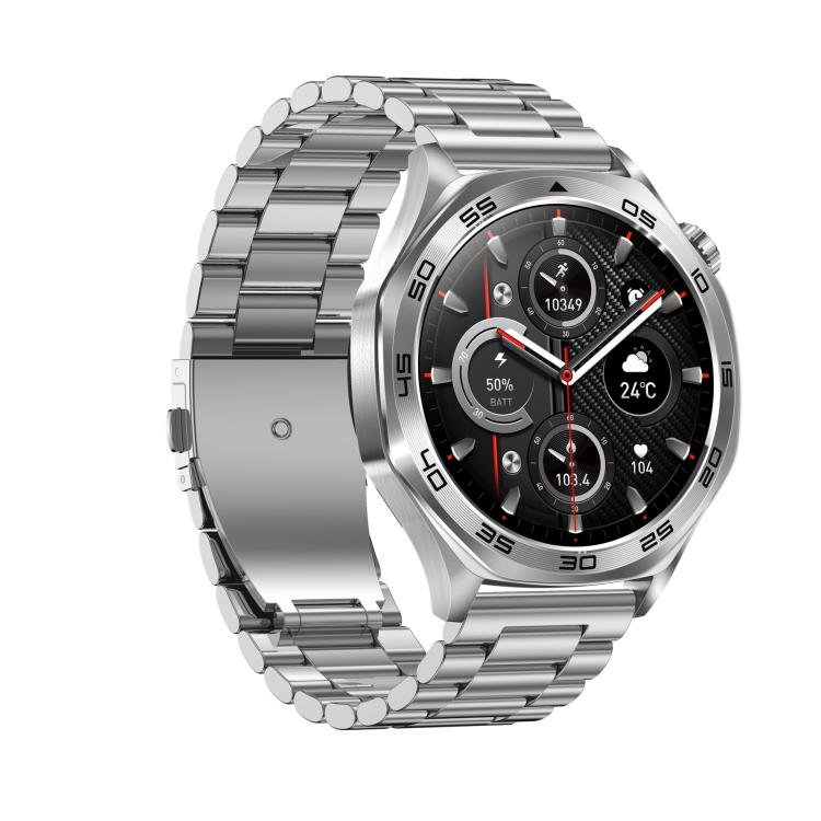 AK83 BT Call Smart Watch, Support Blood Pressure / Heart Rate / Sports Health Monitoring Fitness Tracker(Steel 3-Bead Steel) - free shipping - PMC TechLife - Order now!