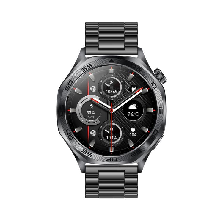 AK83 BT Call Smart Watch, Support Blood Pressure / Heart Rate / Sports Health Monitoring Fitness Tracker(Black 3-Bead Steel) - free shipping - PMC TechLife - Order now!