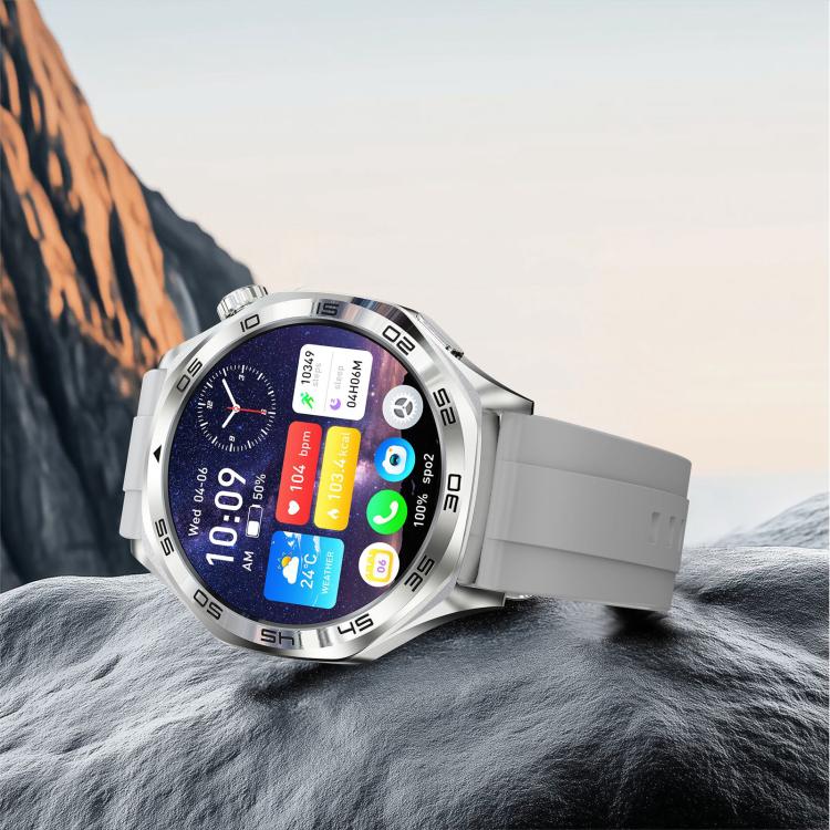 AK83 BT Call Smart Watch, Support Blood Pressure / Heart Rate / Sports Health Monitoring Fitness Tracker(Black Silicone) - free shipping - PMC TechLife - Order now!