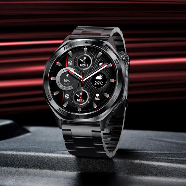 AK83 BT Call Smart Watch, Support Blood Pressure / Heart Rate / Sports Health Monitoring Fitness Tracker(Steel 3-Bead Steel) - free shipping - PMC TechLife - Order now!