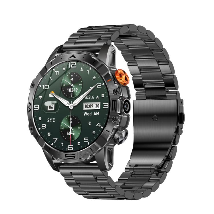 BH11 4G LTE Android 8.1 Smart Watch, 2GB+16GB, Unisoc 8541 Quad Core, Support Heart Rate / Blood Oxygen(Black Steel) - free shipping - PMC TechLife - Order now!