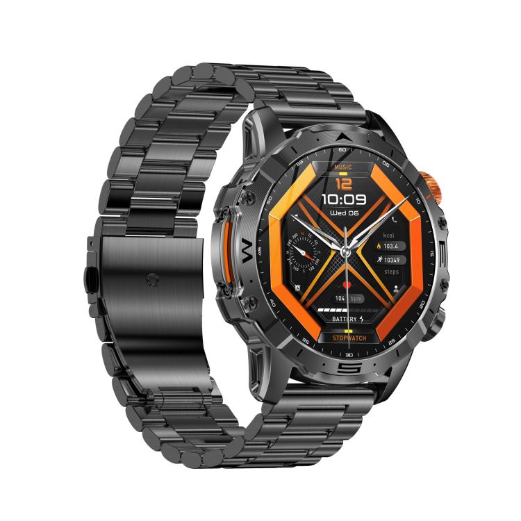 BH11 4G LTE Android 8.1 Smart Watch, 2GB+16GB, Unisoc 8541 Quad Core, Support Heart Rate / Blood Oxygen(Black Steel) - free shipping - PMC TechLife - Order now!