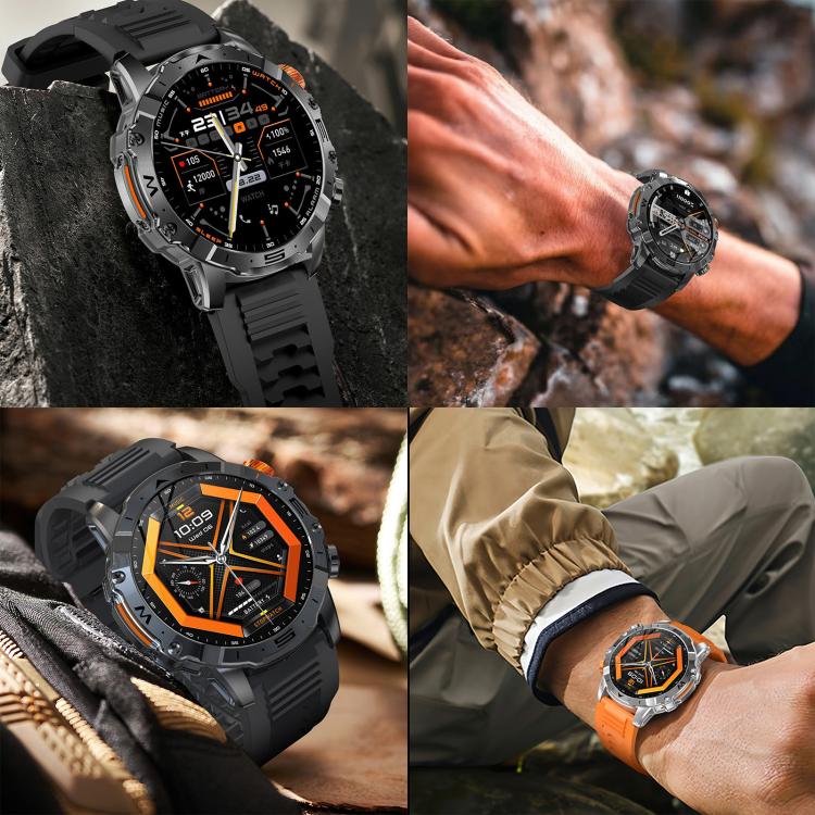 BH11 4G LTE Android 8.1 Smart Watch, 2GB+16GB, Unisoc 8541 Quad Core, Support Heart Rate / Blood Oxygen(Black Steel) - free shipping - PMC TechLife - Order now!