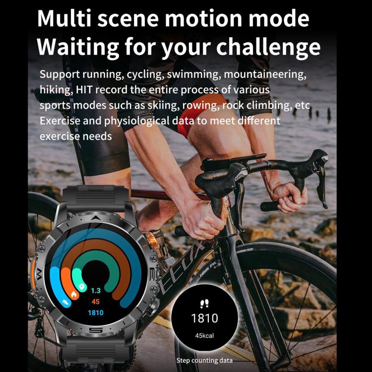 BH11 4G LTE Android 8.1 Smart Watch, 2GB+16GB, Unisoc 8541 Quad Core, Support Heart Rate / Blood Oxygen(Black Silicone) - free shipping - PMC TechLife - Order now!