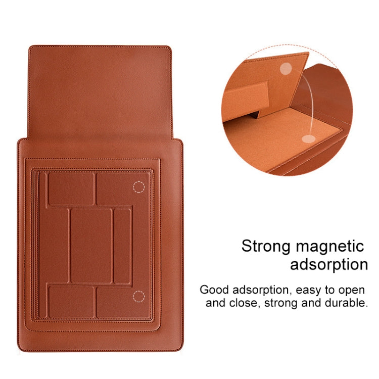 PU05 Sleeve Leather Case Carrying Bag for 15.4 inch Laptop(Green) - free shipping - PMC Jewellery - Order now!