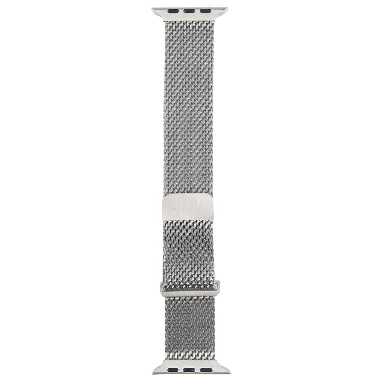 For Apple Watch 46mm / 49mm / 45mm / 44mm Double-section Magnetic Milanese Steel Watch Band(Silver) - free shipping - PMC TechLife - Order now!