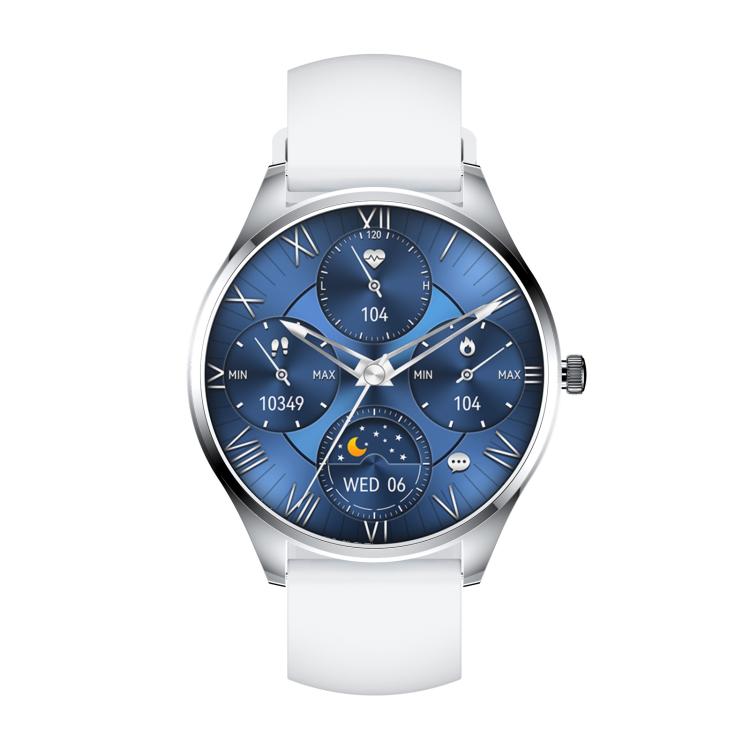 H77 1.43 inch AMOLED Screen Health & Fitness Smart Watch IP67 Waterproof Support BT Call(White) - free shipping - PMc TechLife - Order now!