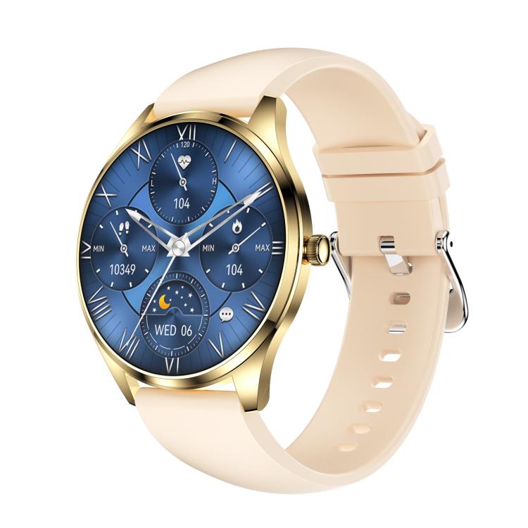 H77 1.43 inch AMOLED Screen Health & Fitness Smart Watch IP67 Waterproof Support BT Call(Beige) - free shipping - PMc TechLife - Order now!