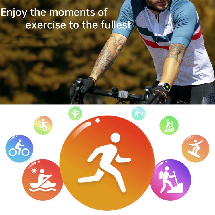 H77 1.43 inch AMOLED Screen Health & Fitness Smart Watch IP67 Waterproof Support BT Call(Blue) - free shipping - PMc TechLife - Order now!