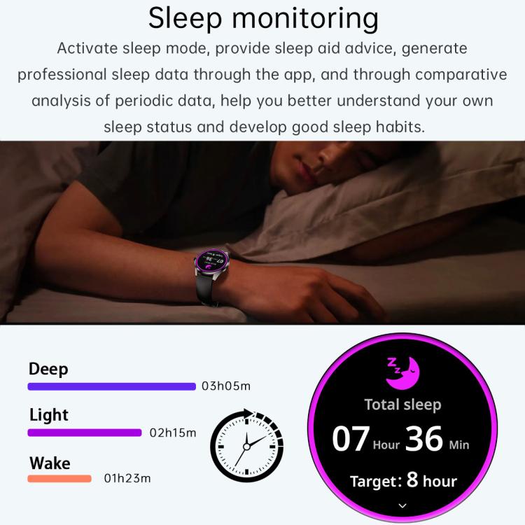 H77 1.43 inch AMOLED Screen Health & Fitness Smart Watch IP67 Waterproof Support BT Call(Pink) - free shipping - PMc TechLife - Order now!