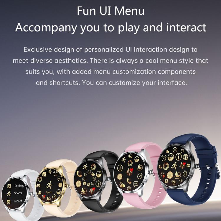 H77 1.43 inch AMOLED Screen Health & Fitness Smart Watch IP67 Waterproof Support BT Call(Silver) - free shipping - PMC TechLife - Order now!