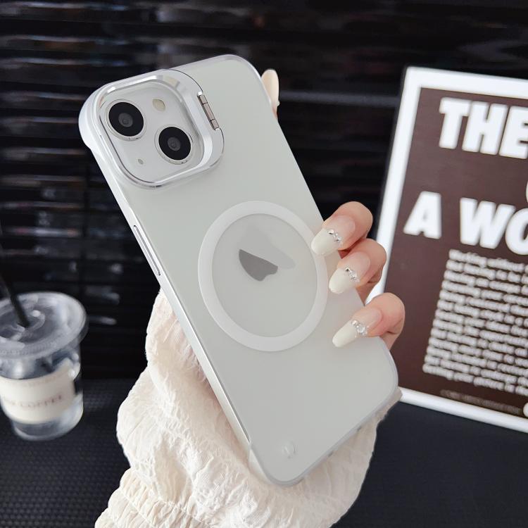 For iPhone 16 Pro Max Ultra-thin Transparent MagSafe Magnetic Frameless Lens Holder Phone Case - free shipping - PMC TechLife - Order now!