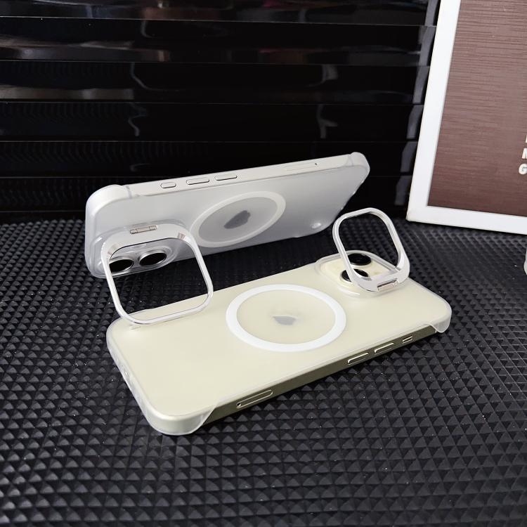 For iPhone 16 Ultra-thin Transparent MagSafe Magnetic Frameless Lens Holder Phone Case - free shipping - PMC TechLife - Order now!