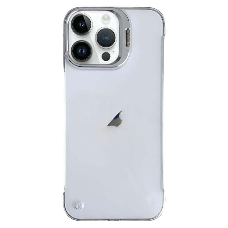 For iPhone 15 Pro Max Ultra-thin Transparent Frameless Lens Holder Phone Case - free shipping - PMC TechLife - Order now!