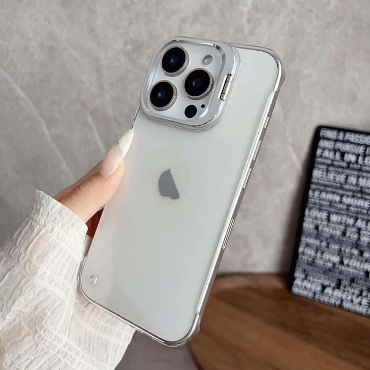 For iPhone 15 Pro Max Ultra-thin Transparent Frameless Lens Holder Phone Case - free shipping - PMC TechLife - Order now!