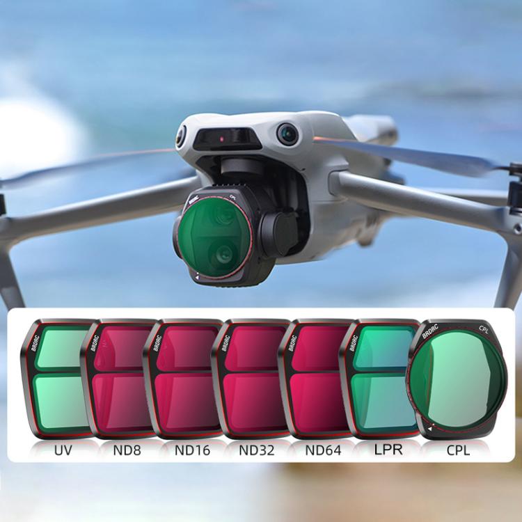 For DJI Air 3S BRDRC Camera Lens Filter, Filter:NIGHT - free shipping - PMC TechLife - Order now!