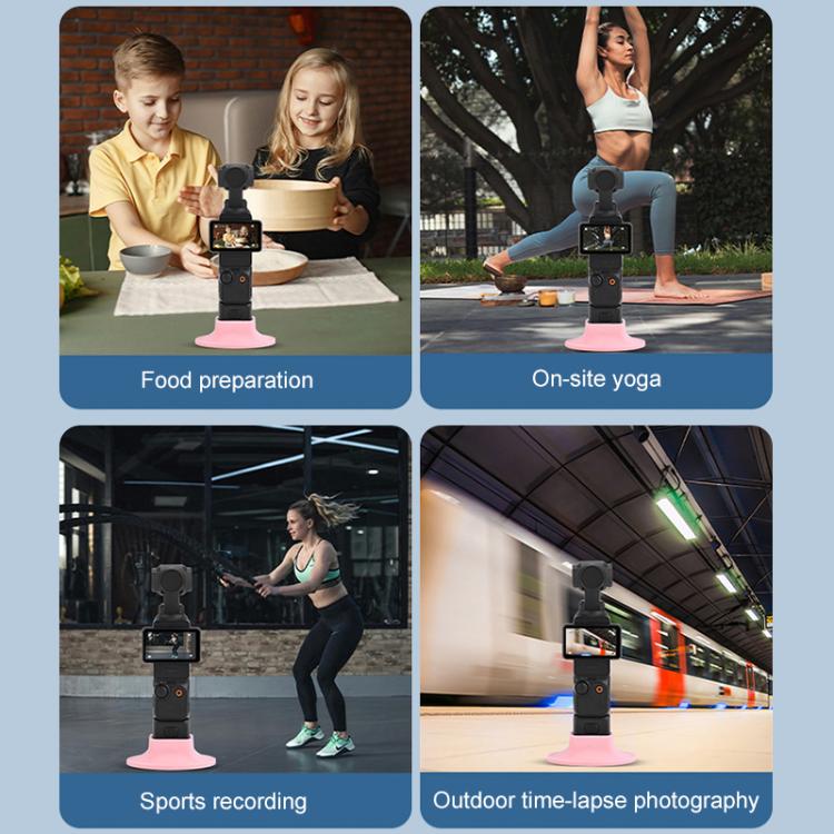 For DJI OSMO Pocket 3 BRDRC Silicone Desktop Base Bracket(Black) - free shipping - PMC TechLife - Order now!