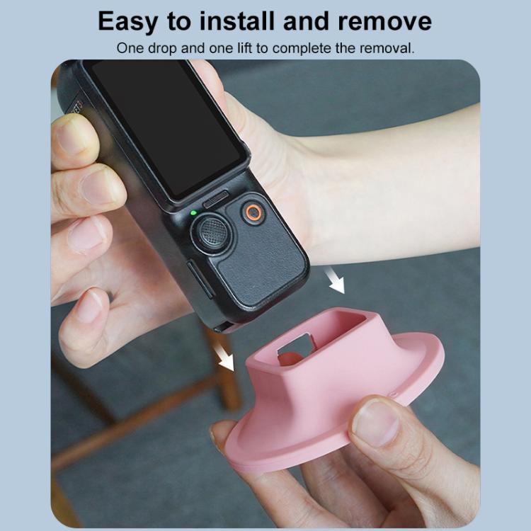 For DJI OSMO Pocket 3 BRDRC Silicone Desktop Base Bracket(Yellow) - free shipping - PMC TechLife - Order now!