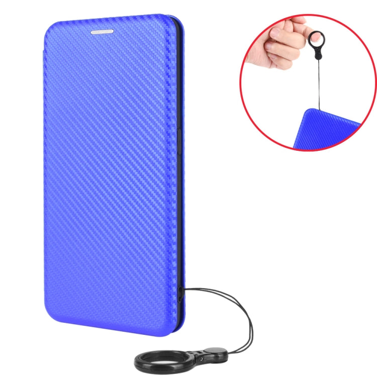 For Doogee X95 Carbon Fiber Texture Horizontal Flip TPU + PC + PU Leather Case with Card Slot & Lanyard(Green) - More Brand by PMC TechLife | Online Shopping South Africa | PMC TechLife | Buy Now Pay Later Mobicred