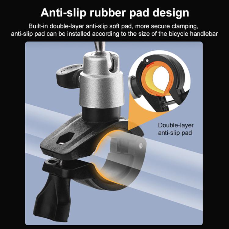 For DJI RC / RC 2 BRDRC Drone Remote Control Adapter Base Bicycle Holder(Black Silver) - free shipping - PMC TechLife - Order now!