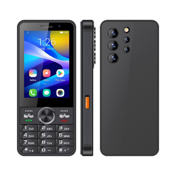 UNIWA XS24 Keypad Phone, 2GB+16GB, 3.5 inch Android 8.1 Mediatek MT6737M Quad Core, Flashlights, Network: 4G, Support Google Store, Plug:UK Plug(Black) - free shipping - PMc TechLife - Order now!