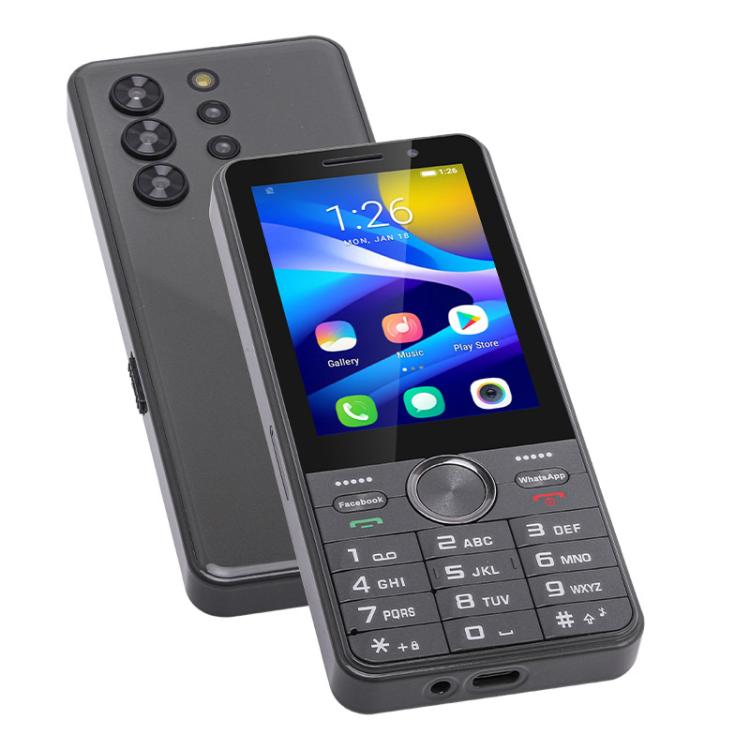 UNIWA XS24 Keypad Phone, 2GB+16GB, 3.5 inch Android 8.1 Mediatek MT6737M Quad Core, Flashlights, Network: 4G, Support Google Store, Plug:AU Plug(Black) - free shipping - PMc TechLife - Order now!