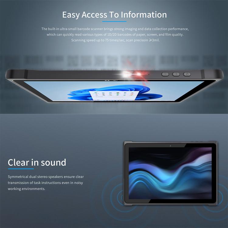 QCOM W1019 Windows 11 Pro Tablet PC, 8GB+128GB, 10.1 inch Qualcomm SC7180 Kryo 468 8C8T Octa Core, Network: 4G, OTG, Plug:UK Plug(Black) - free shipping - PMc TechLife - Order now!