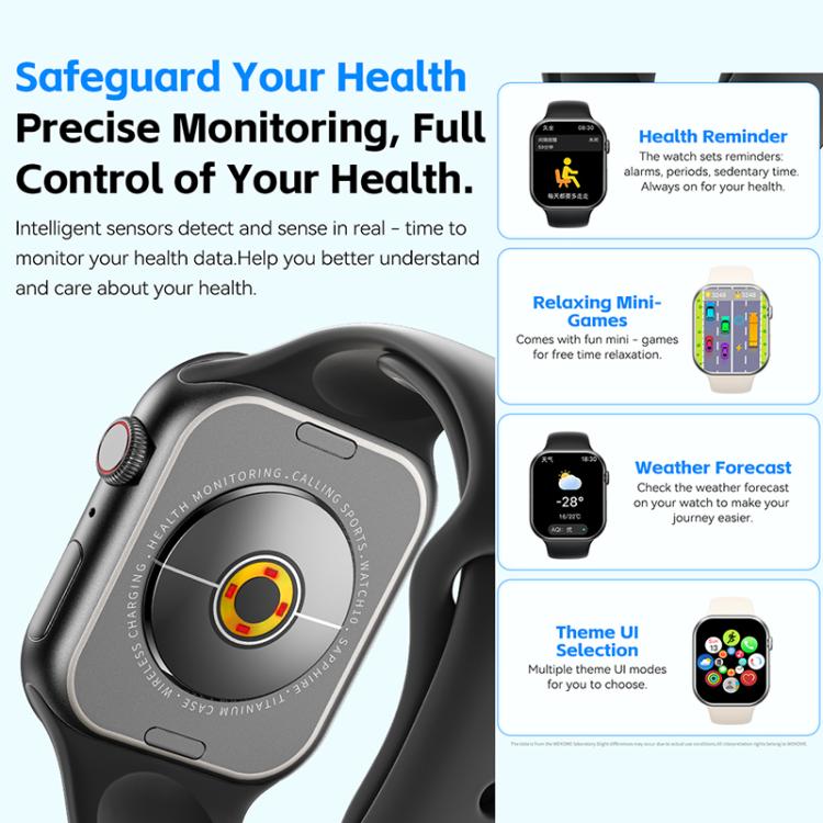 WK WH-08 Dreamer S Smart Watch, 2.01 inch Screen, Support BT Call(Black) - free shipping - PMc TechLife - Order now!