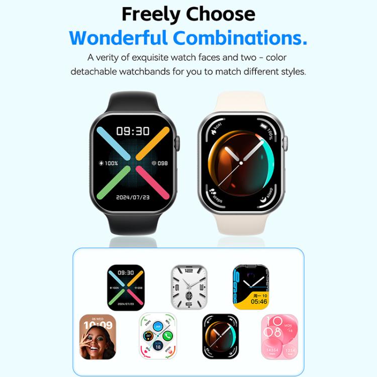 WK WH-08 Dreamer S Smart Watch, 2.01 inch Screen, Support BT Call(Black) - free shipping - PMc TechLife - Order now!