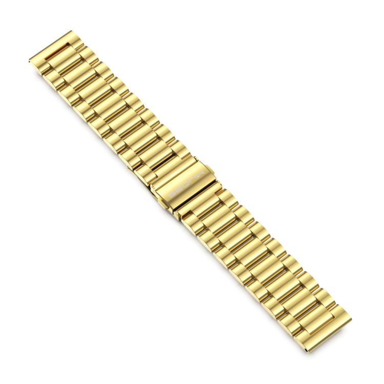 22mm MIJOBS Three Beads Metal Watch Band(Gold) - free shipping - PMC TechLife - Order now!