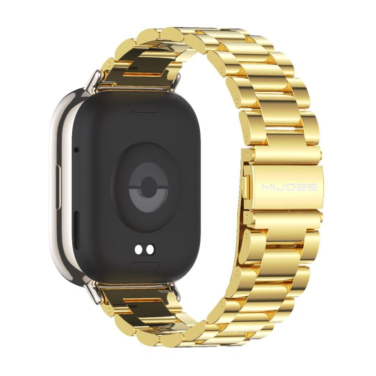 22mm MIJOBS Three Beads Metal Watch Band(Gold) - free shipping - PMC TechLife - Order now!