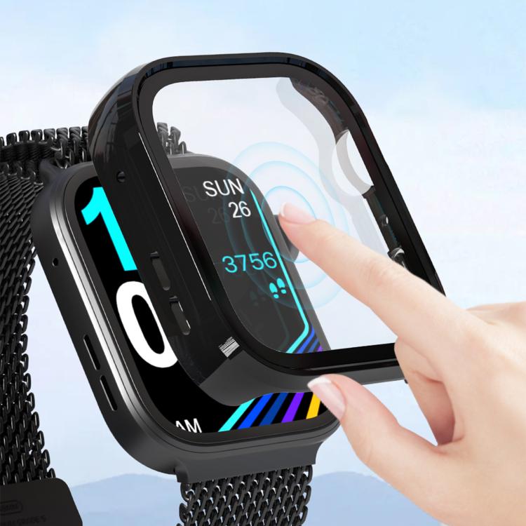 For Huawei Watch Fit 4 Tempered Film Integrated PC Watch Protective Case(Transparent) - Watch Cases by PMC TechLife | Online Shopping South Africa | PMC TechLife | Buy Now Pay Later Mobicred