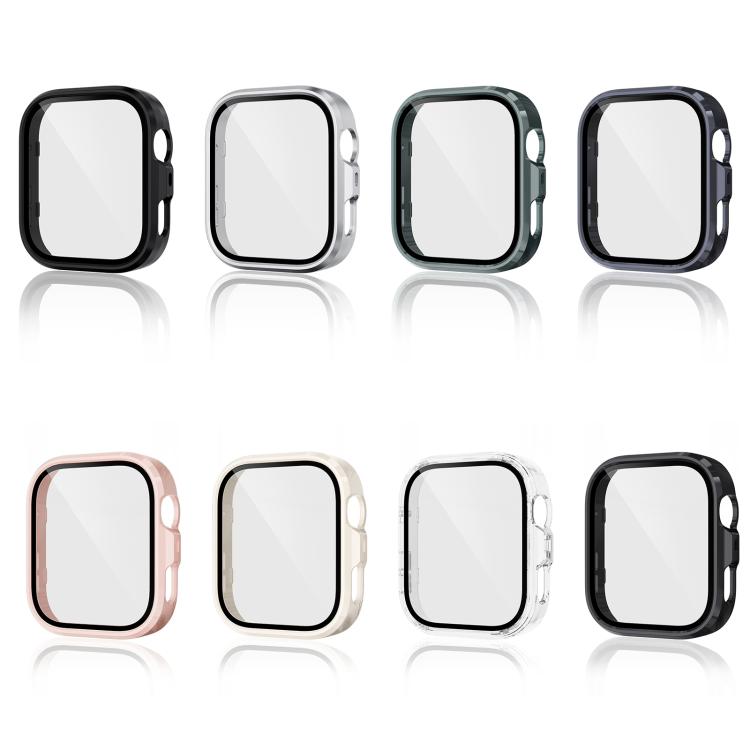 For Huawei Watch Fit 4 Pro Tempered Film Integrated PC Watch Protective Case(Silver) - Watch Cases by PMC TechLife | Online Shopping South Africa | PMC TechLife | Buy Now Pay Later Mobicred