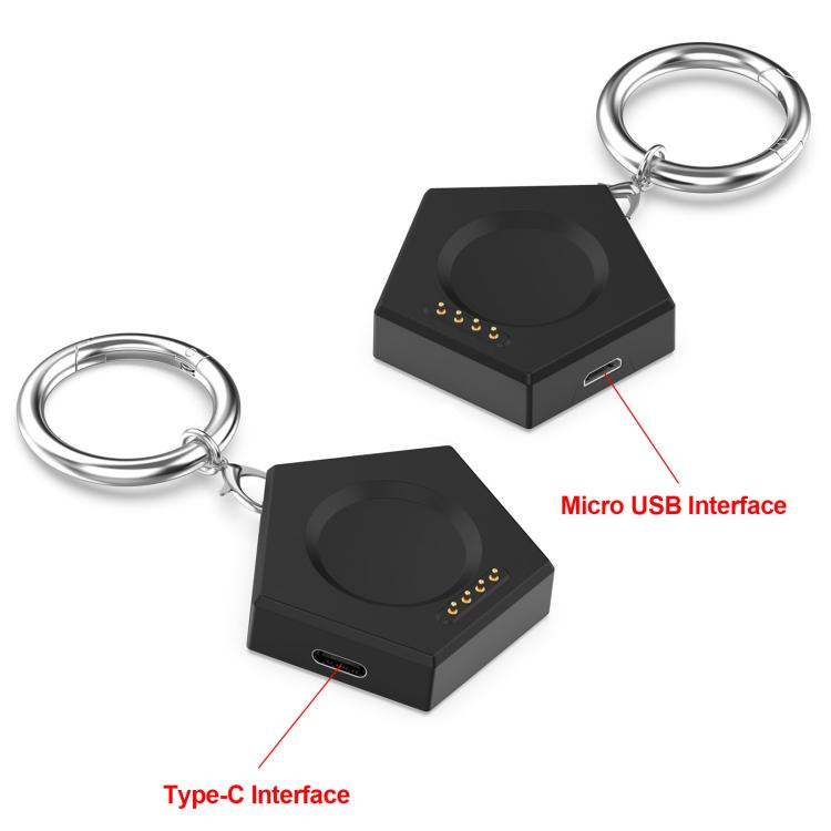 For OPPO Watch X2 Mini Portable Smart Watch Magnetic Charger(Black) -  by PMC TechLife | Online Shopping South Africa | PMC TechLife | Buy Now Pay Later Mobicred