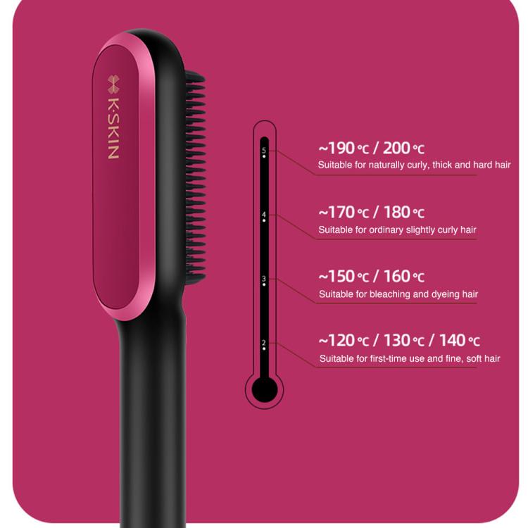 K-SKIN KD3800 PTC Heating Hair Straightening Curler Comb Iron(US Plug) - free shipping - PMC TechLife - Order now!
