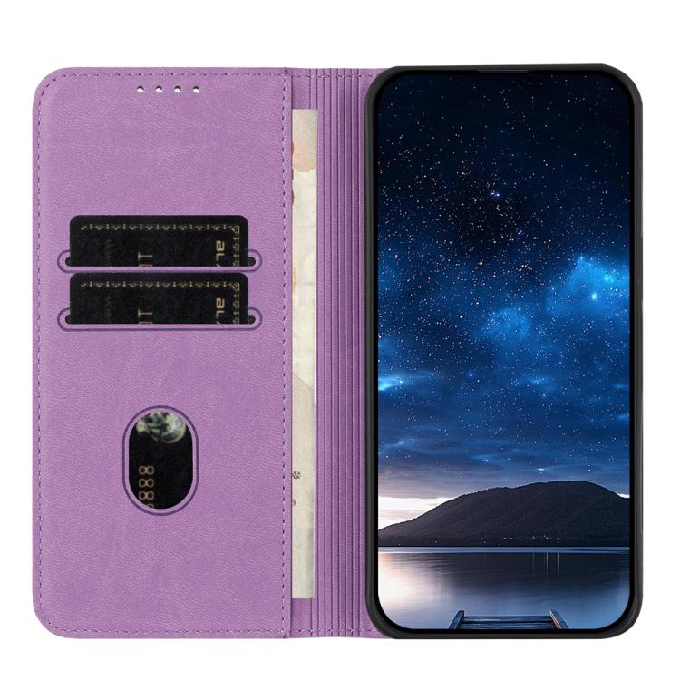 For iPhone 17 Strong Magnetic Frosted Flip Leather Phone Case(Light Purple) - free shipping - PMc TechLife - Order now!