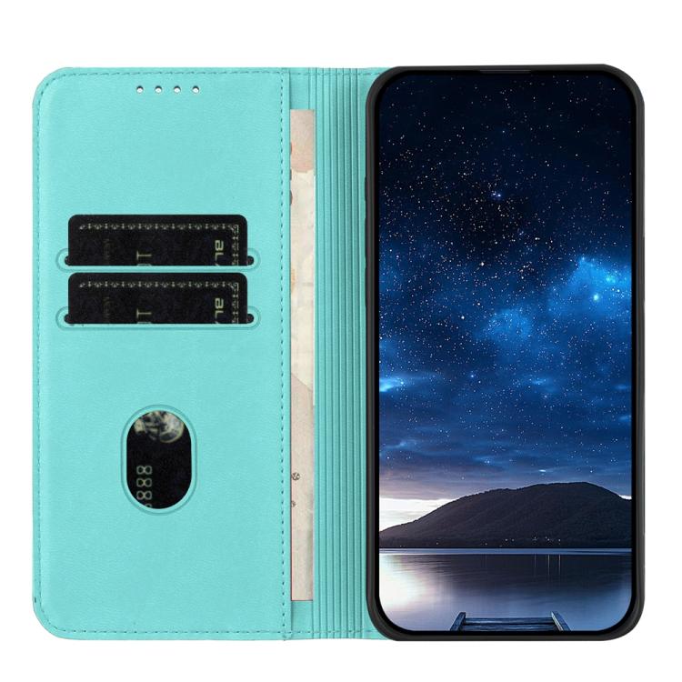 For iPhone 17 Strong Magnetic Frosted Flip Leather Phone Case(Light Blue) - free shipping - PMc TechLife - Order now!
