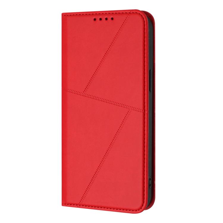 For iPhone 17 Air Strong Magnetic Frosted Flip Leather Phone Case(Red) - free shipping - PMc TechLife - Order now!