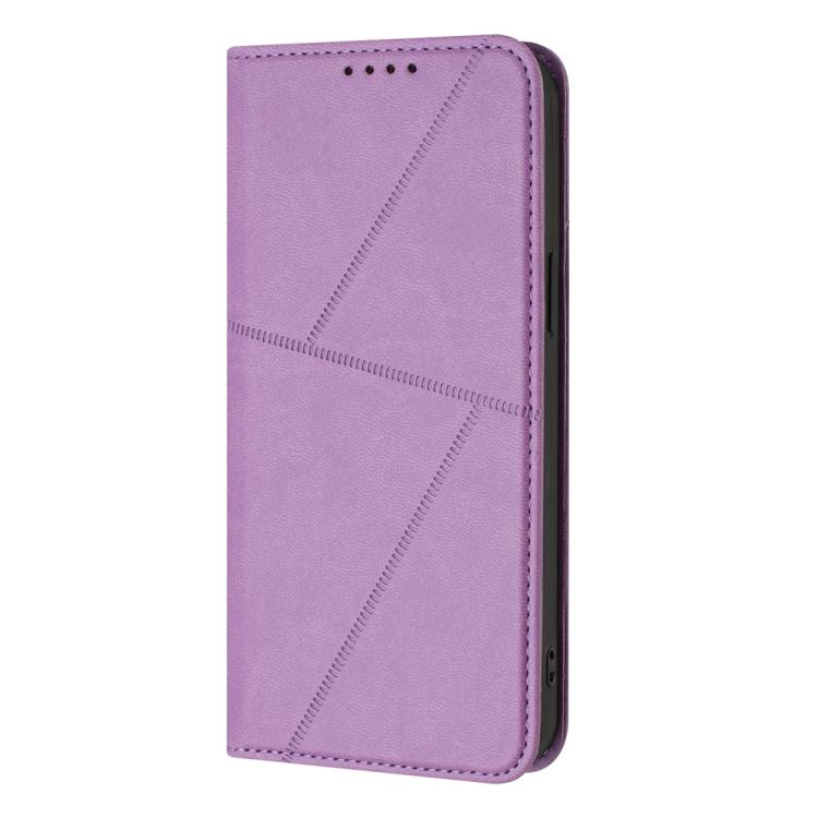 For iPhone 17 Pro Strong Magnetic Frosted Flip Leather Phone Case(Light Purple) - free shipping - PMc TechLife - Order now!