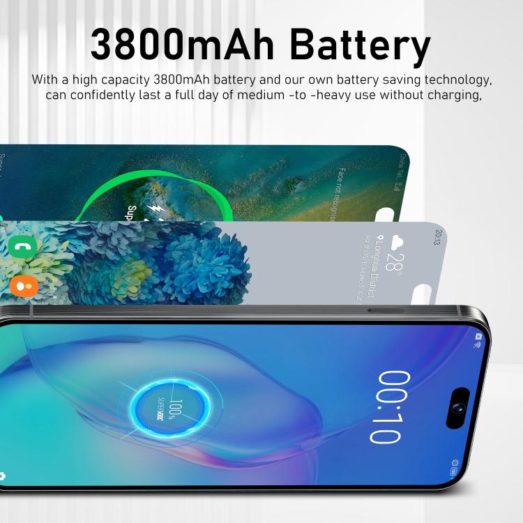 I16 Pro Max / VD1, 3GB+32GB, 6.8 inch Android 10 MTK6753 Octa Core, Network: 4G, Dual SIM, Plug:UK Plug(White) - free shipping - PMc TechLife - Order now!