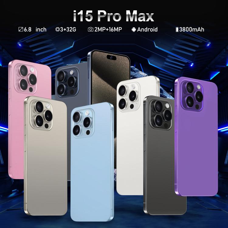 I16 Pro Max / VD1, 3GB+32GB, 6.8 inch Android 10 MTK6753 Octa Core, Network: 4G, Dual SIM, Plug:US Plug(Blue) - free shipping - PMc TechLife - Order now!