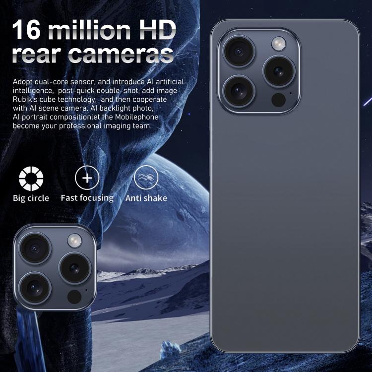 I16 Pro Max / VD1, 3GB+32GB, 6.8 inch Android 10 MTK6753 Octa Core, Network: 4G, Dual SIM, Plug:UK Plug(Sky Blue) - free shipping - PMc TechLife - Order now!