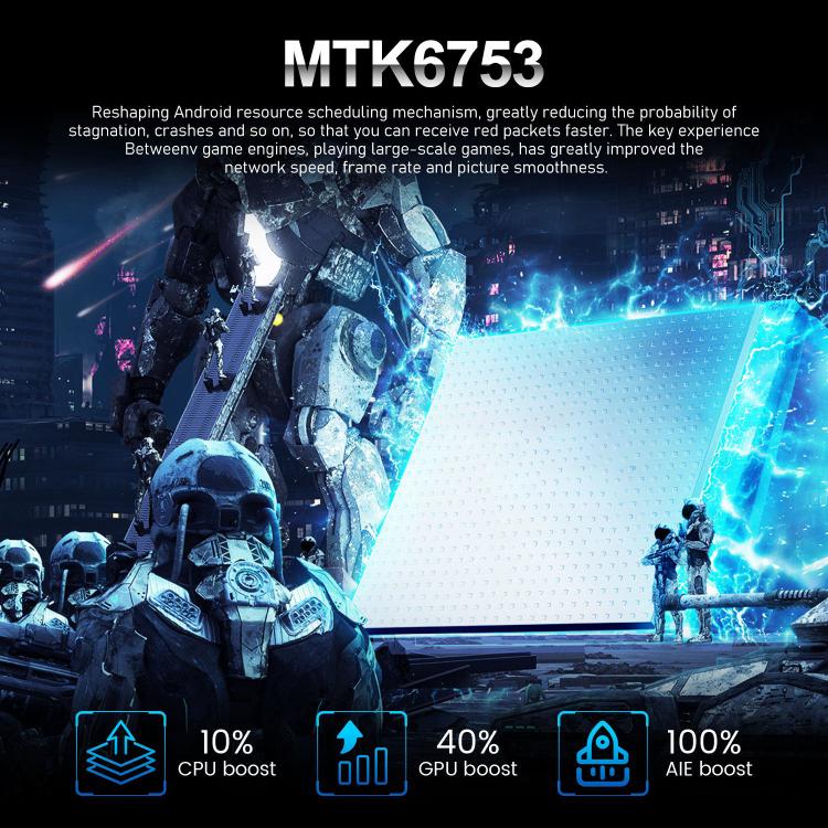 I16 Pro Max / VD1, 3GB+32GB, 6.8 inch Android 10 MTK6753 Octa Core, Network: 4G, Dual SIM, Plug:UK Plug(White) - free shipping - PMc TechLife - Order now!