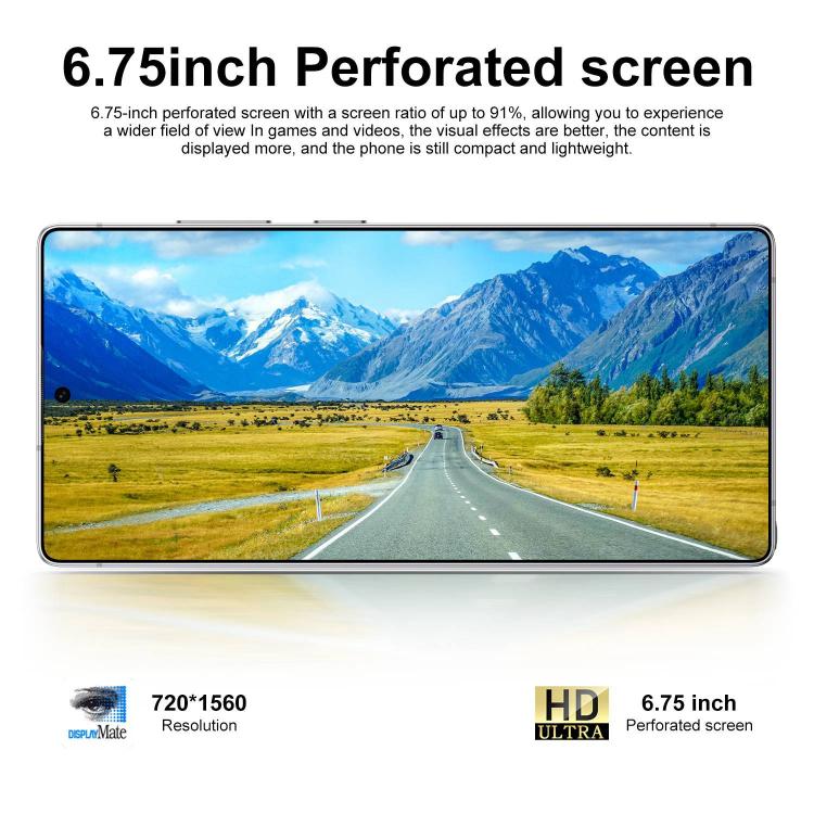 S25 Ultra / S11, 4GB+64GB, 6.75 inch Android 12 MTK6762 Octa Core, Network: 4G, Dual SIM, Plug:UK Plug(White) - free shipping - PMc TechLife - Order now!