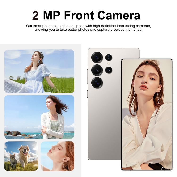 S25 Ultra / S11, 4GB+64GB, 6.75 inch Android 12 MTK6762 Octa Core, Network: 4G, Dual SIM, Plug:EU Plug(Black) - free shipping - PMc TechLife - Order now!