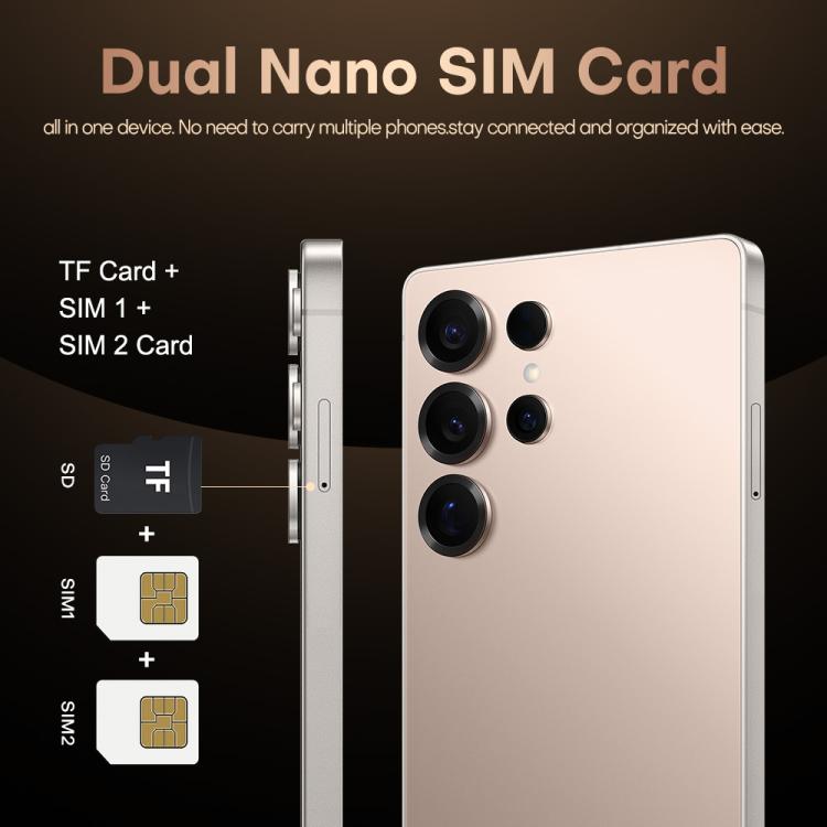S25 Ultra / B9, 2GB+16GB, 6.75 inch Android 8.1 MTK6739 Quad Core, Network: 4G, Dual SIM, Plug:EU Plug(Titanium Silver Blue) - free shipping - PMc TechLife - Order now!