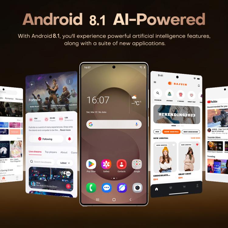 S25 Ultra / B9, 2GB+16GB, 6.75 inch Android 8.1 MTK6739 Quad Core, Network: 4G, Dual SIM, Plug:EU Plug(Titanium Silver Blue) - free shipping - PMc TechLife - Order now!